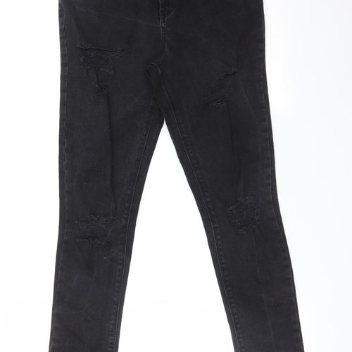 New Look Girls Black  Cotton Skinny Jeans Size 13 Years  Regular