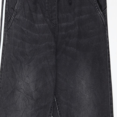 ESMARA Womens Black Striped Cotton  Jeans Size 16 L28 in Regular
