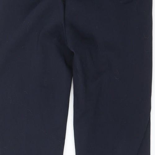 Zara Womens Blue  Cotton Dress Pants Trousers Size M L26 in Regular