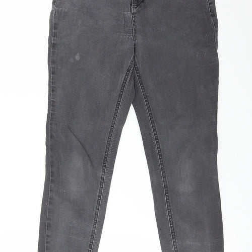 TU Womens Grey  Cotton Skinny Jeans Size 10 L25 in Regular