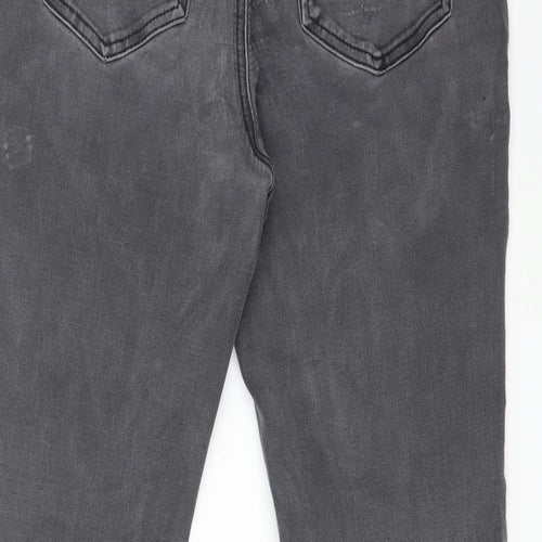 TU Womens Grey  Cotton Skinny Jeans Size 10 L25 in Regular