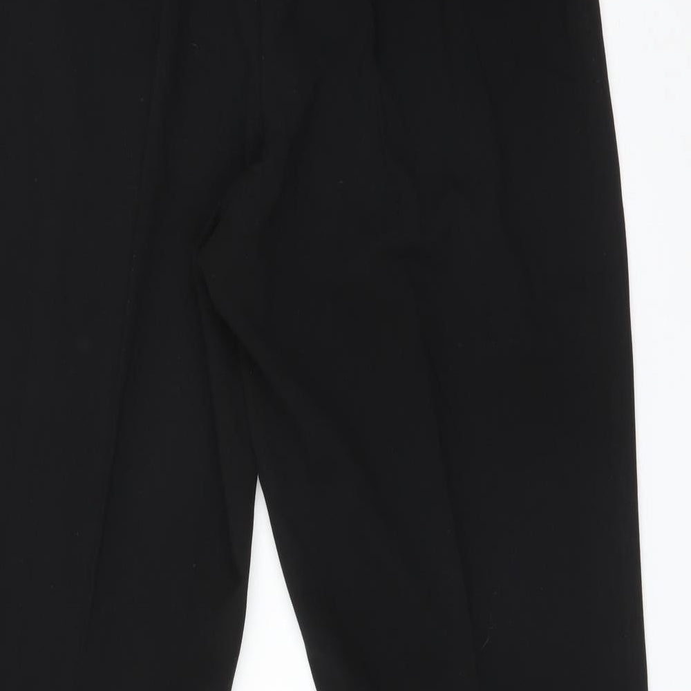Agenda Womens Black  Polyester Dress Pants Trousers Size 16 L28 in Regular