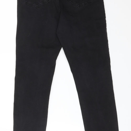 DENIM CO Womens Black  Cotton Skinny Jeans Size 14 L27 in Regular
