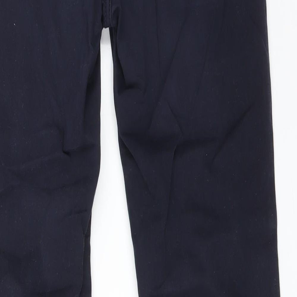 M&S Womens Blue  Cotton Straight Jeans Size 8 L30 in Regular