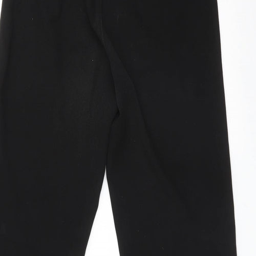 TU Womens Black  Polyester Dress Pants Trousers Size 12 L30 in Regular