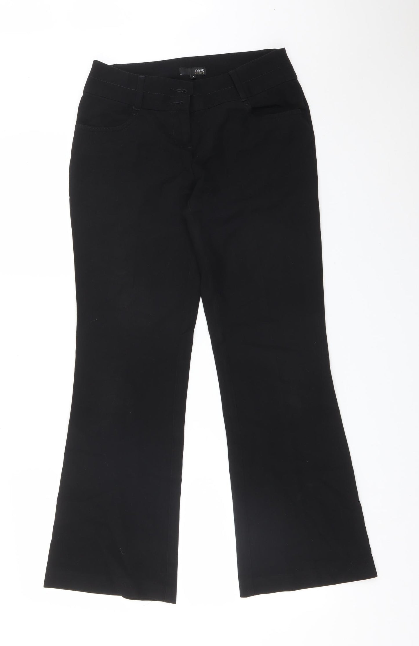 NEXT Womens Black  Polyester Dress Pants Trousers Size 8 L29 in Regular
