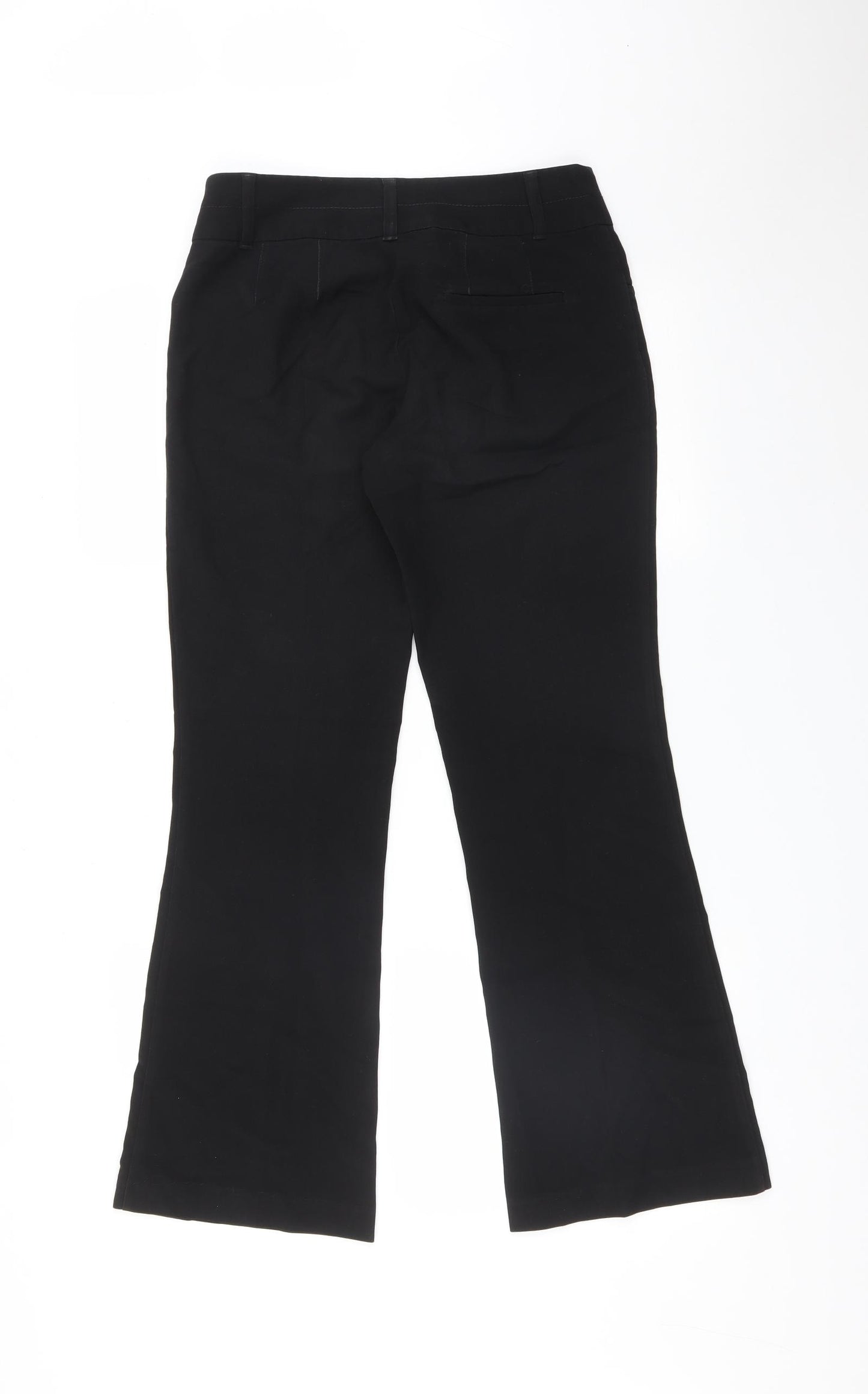NEXT Womens Black  Polyester Dress Pants Trousers Size 8 L29 in Regular