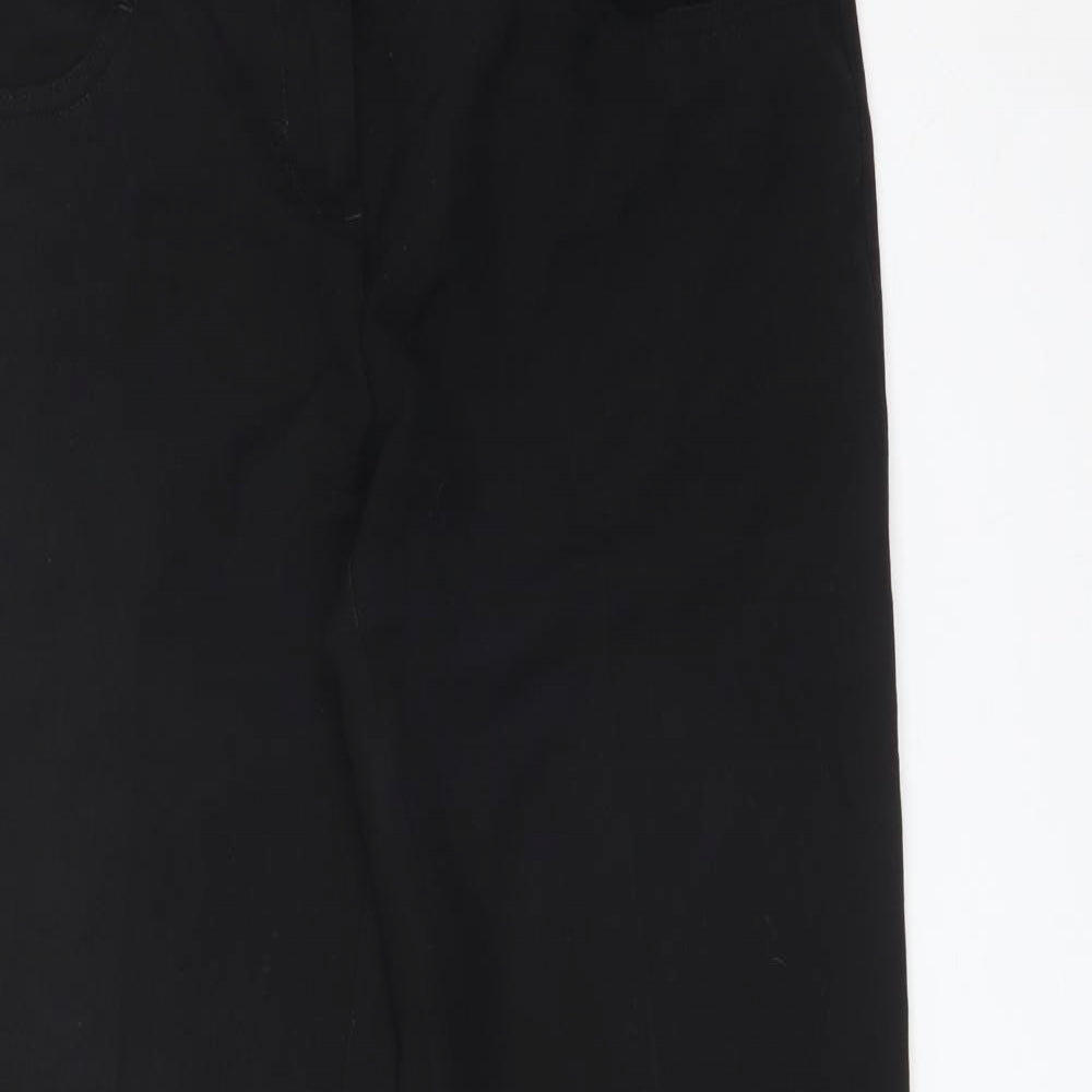 NEXT Womens Black  Polyester Dress Pants Trousers Size 8 L29 in Regular