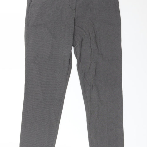 George Womens Multicoloured Check Polyester Dress Pants Trousers Size 8 L28 in Regular
