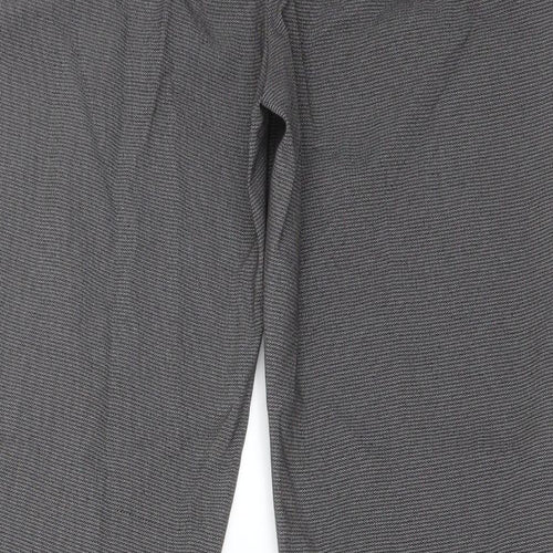 George Womens Multicoloured Check Polyester Dress Pants Trousers Size 8 L28 in Regular