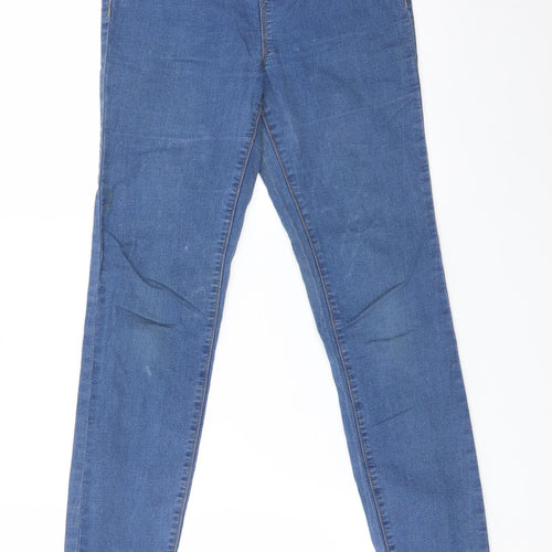 Fashion Union Womens Blue  Cotton Jegging Jeans Size 6 L30 in Regular