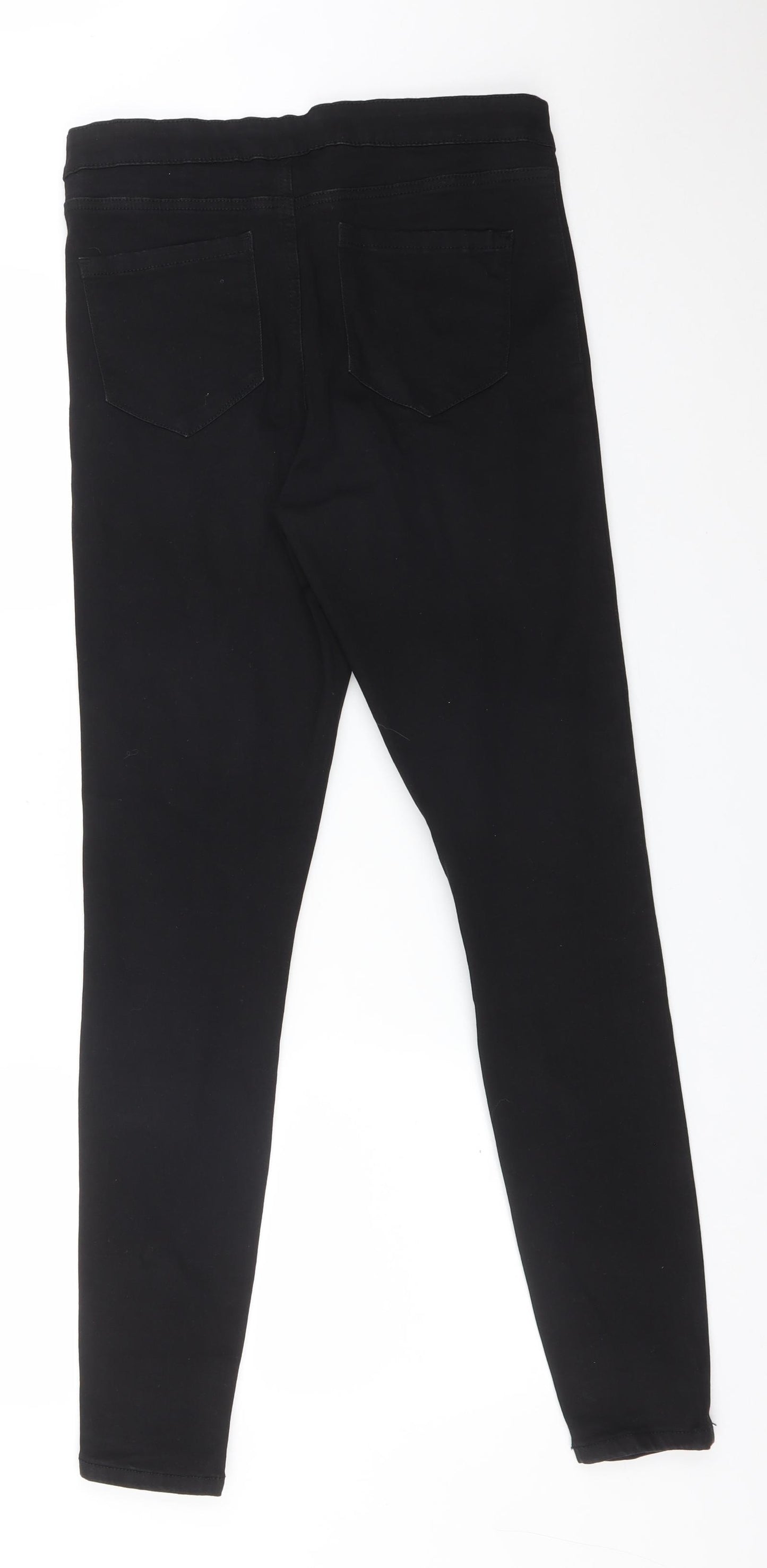 DENIM CO Womens Black  Cotton Jegging Jeans Size 14 L29 in Regular