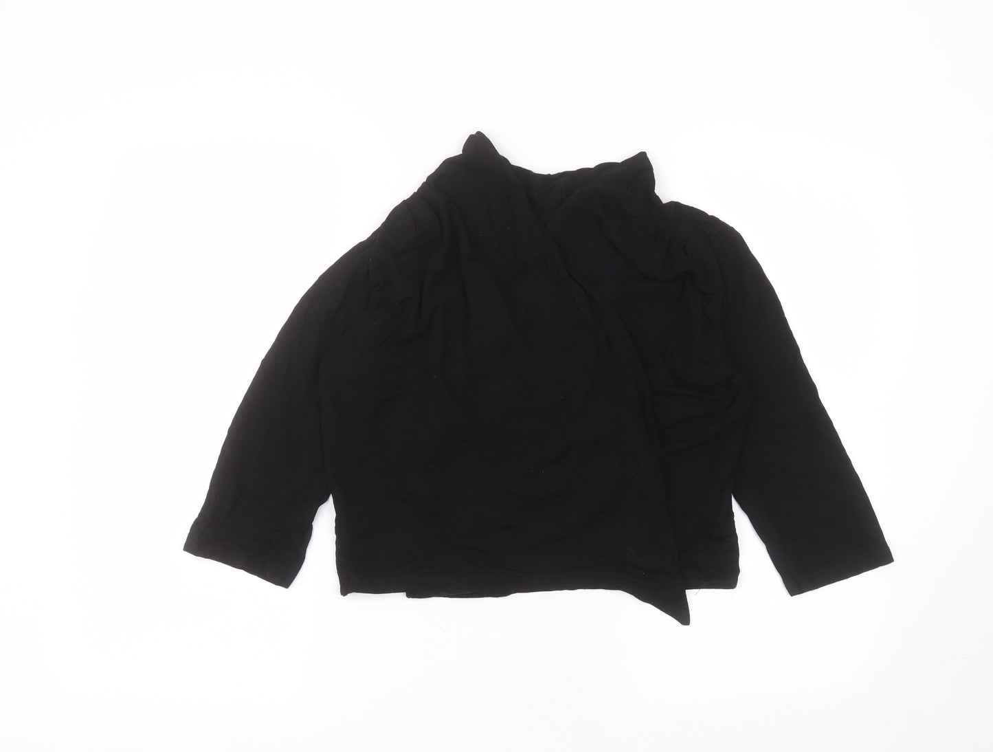 Debinhams Womens Black V-Neck  Viscose Cardigan Jumper Size 16