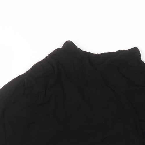 Debinhams Womens Black V-Neck  Viscose Cardigan Jumper Size 16