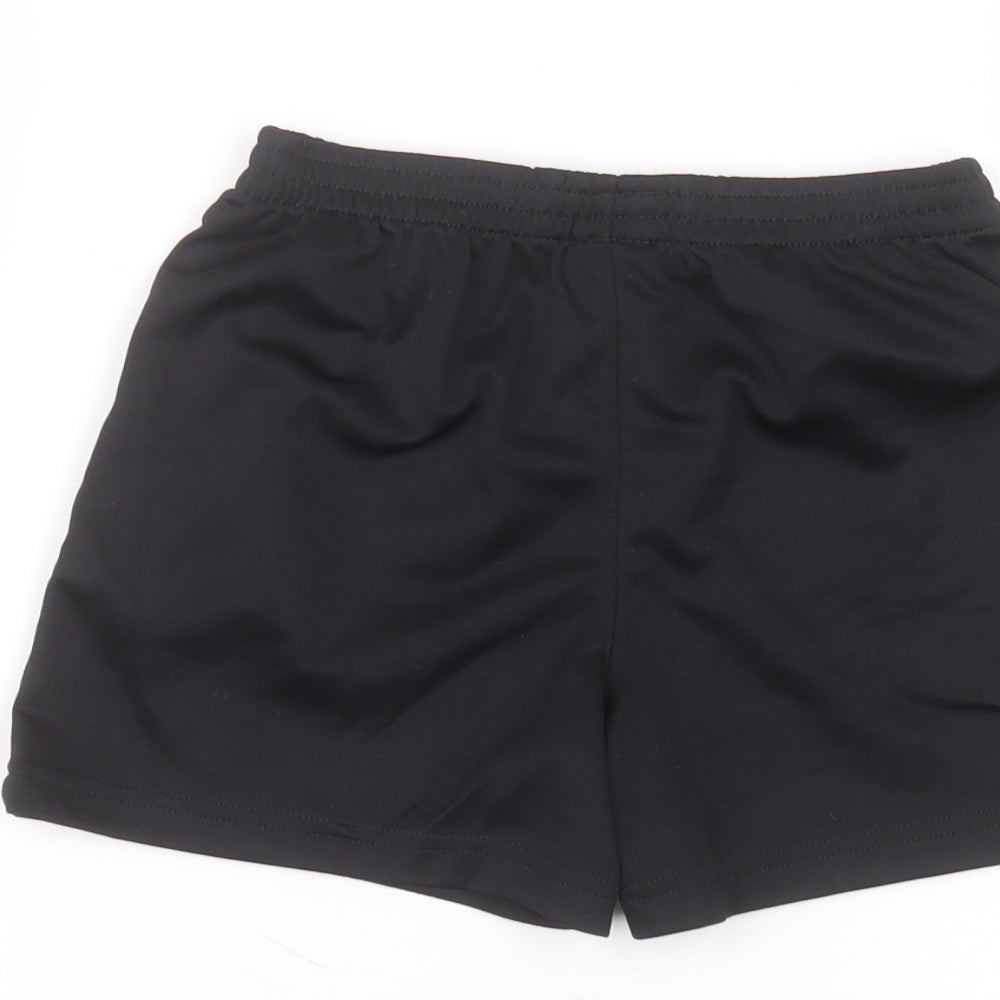 George Boys Black  Polyester Sweat Shorts Size 6-7 Years  Regular