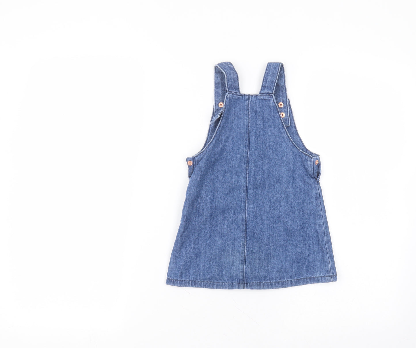 F&F Baby Blue  Cotton A-Line  Size 18-24 Months  Square Neck