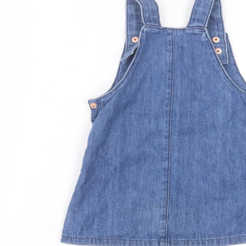 F&F Baby Blue  Cotton A-Line  Size 18-24 Months  Square Neck