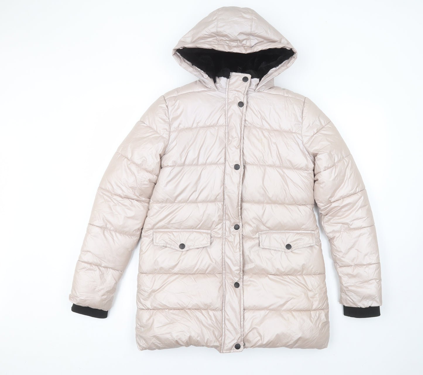 Nutmeg Girls Pink   Puffer Jacket Coat Size 13-14 Years
