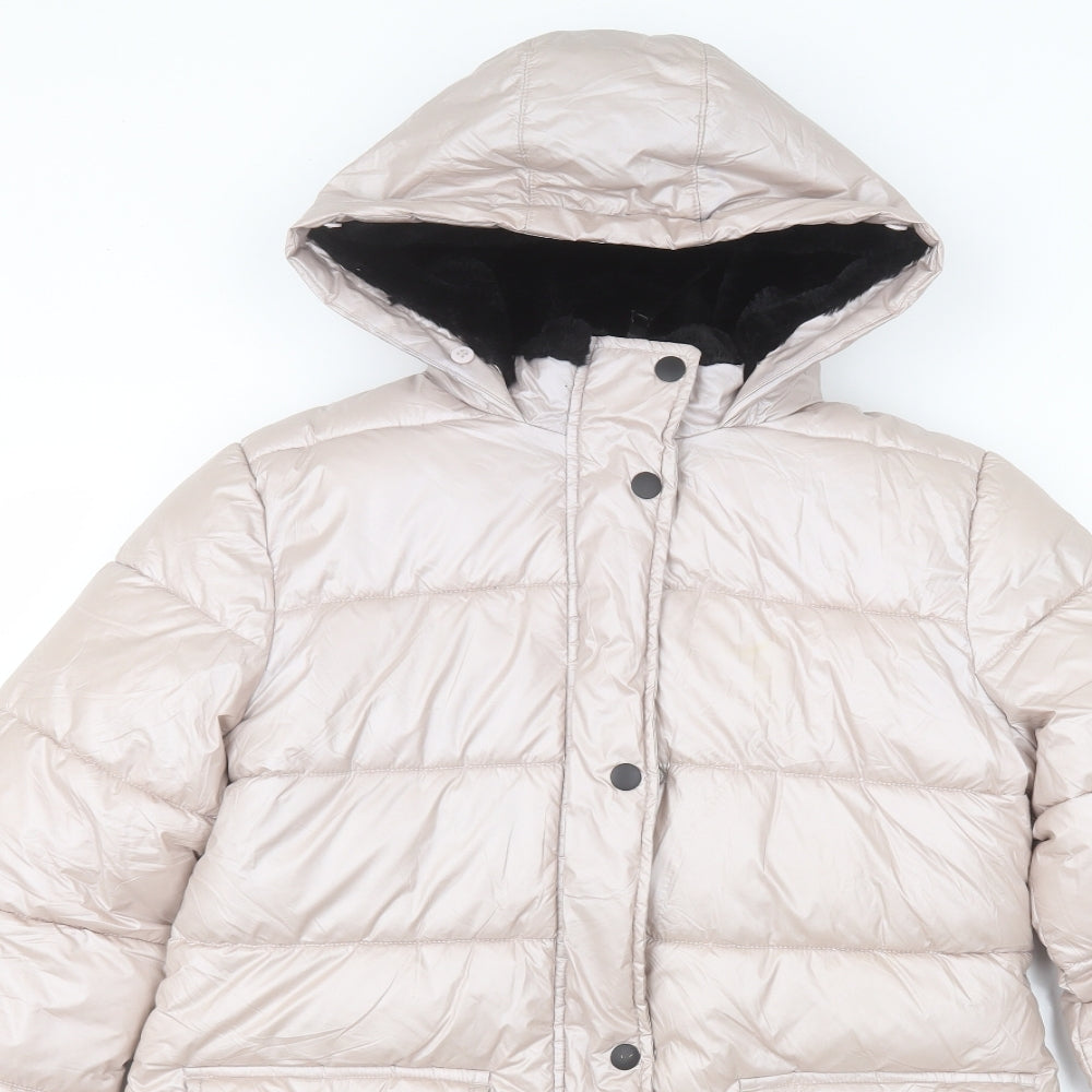 Nutmeg Girls Pink   Puffer Jacket Coat Size 13-14 Years