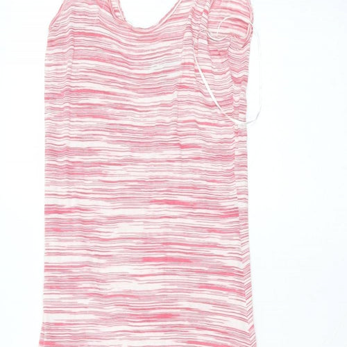 NEXT Womens Pink  Viscose A-Line  Size 8  Round Neck