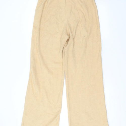 Zara Womens Brown  Polyester Trousers  Size M L27 in Regular