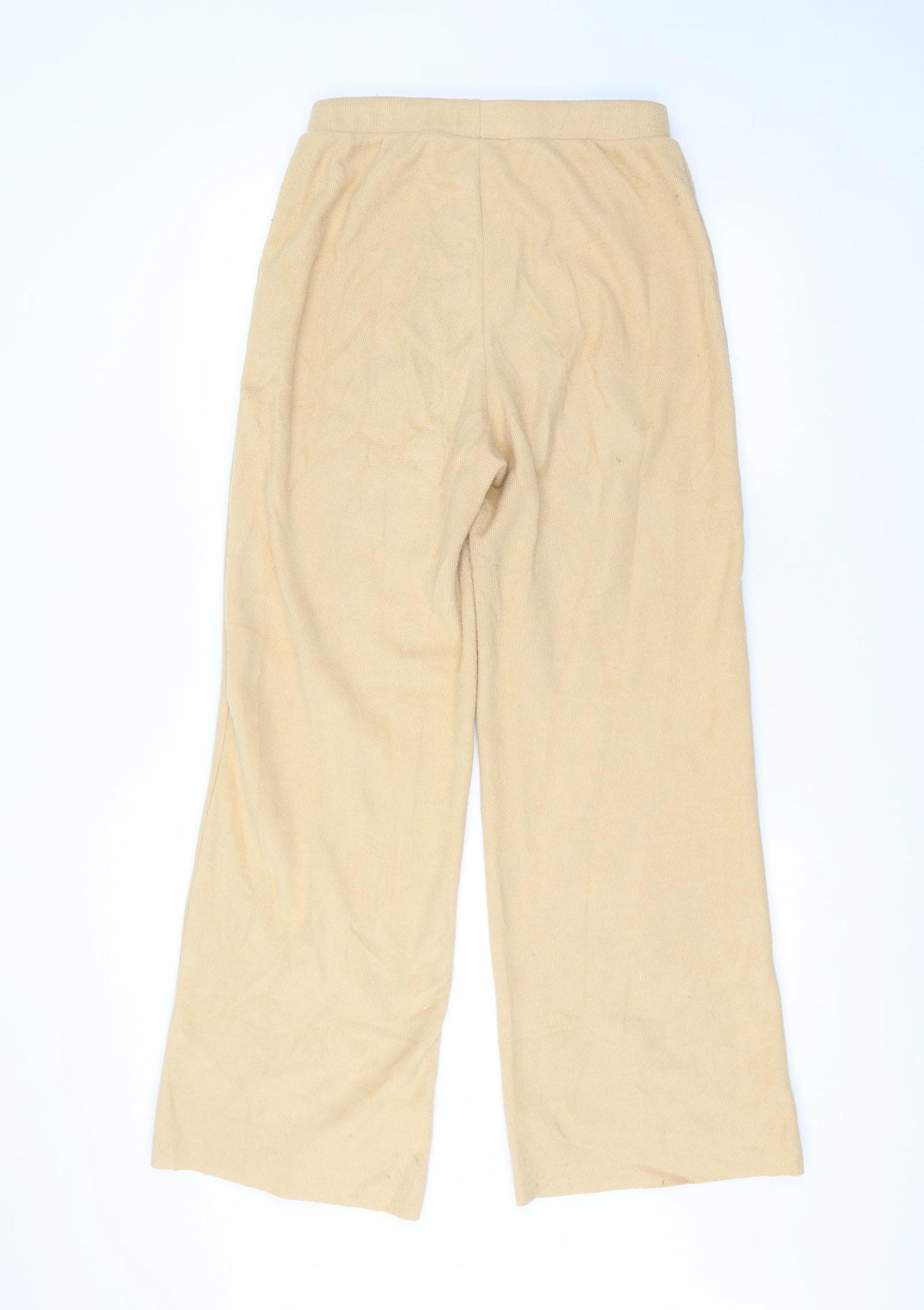 Zara Womens Brown  Polyester Trousers  Size M L27 in Regular