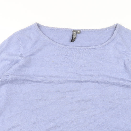originals Womens Blue Round Neck  Acrylic Pullover Jumper Size 14