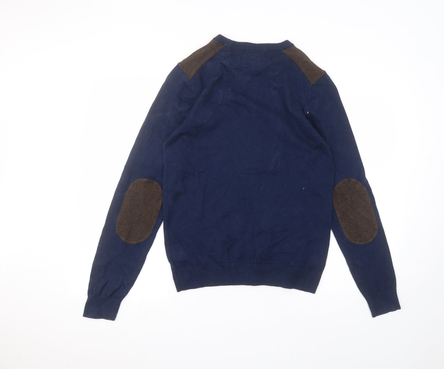 NEXT Mens Blue  Cotton  T-Shirt Size S Round Neck
