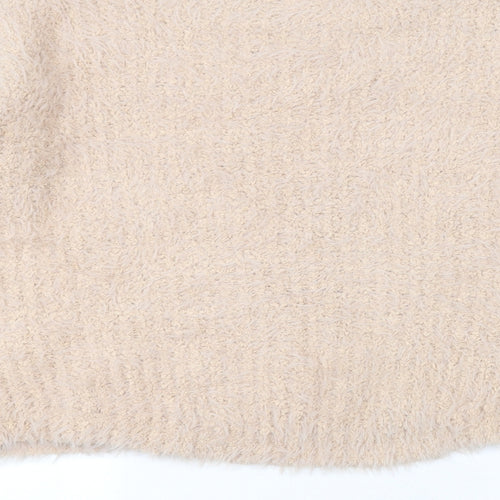 Primark Womens Pink Round Neck  Polyamide Pullover Jumper Size M