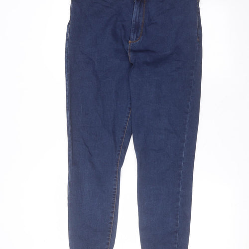 Denim & Co. Womens Blue  Cotton Skinny Jeans Size 16 L25 in Regular