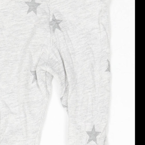 F&F Baby Grey Geometric Cotton  Pyjama Pants Size 3-6 Months