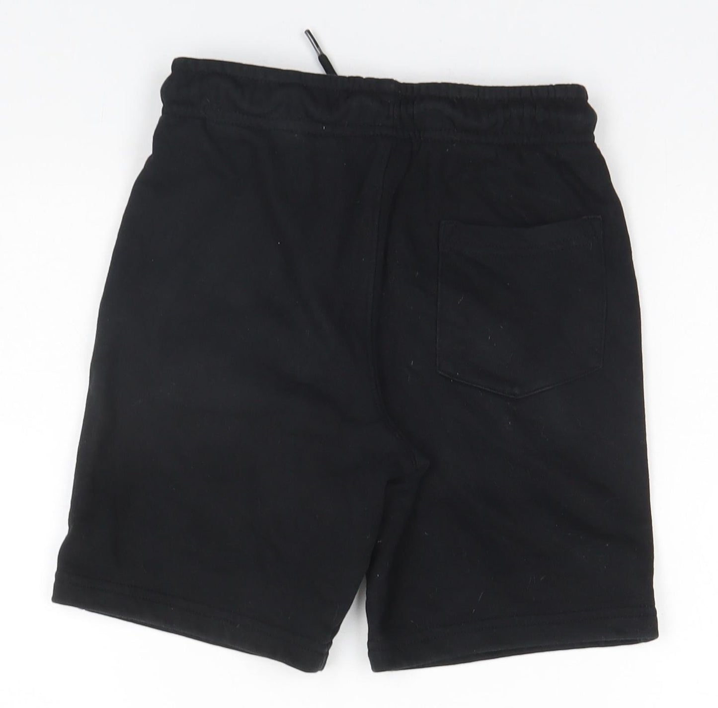 George Boys Black  Cotton Sweat Shorts Size 8-9 Years  Regular