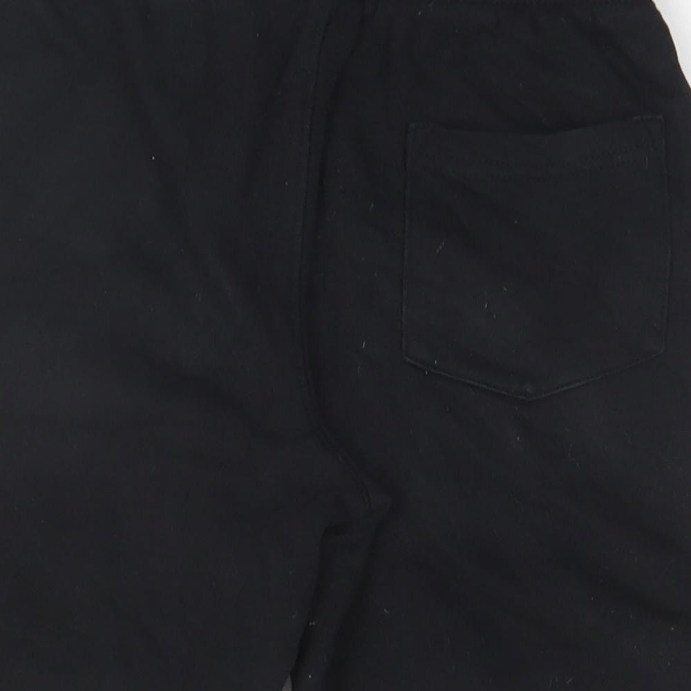 George Boys Black  Cotton Sweat Shorts Size 8-9 Years  Regular
