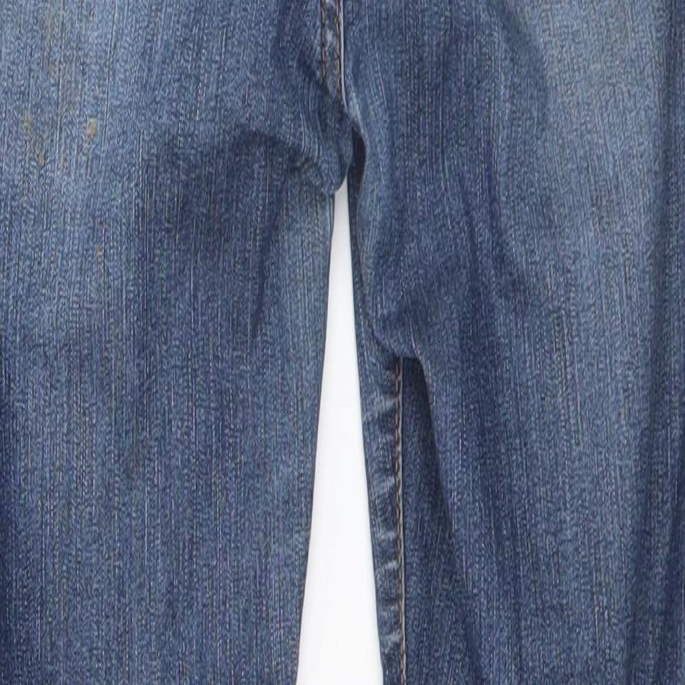 ASOS Womens Blue  Cotton Skinny Jeans Size 10 L28 in Slim