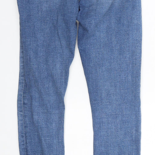 Denim & Co. Womens Beige  Cotton Skinny Jeans Size 8 L25 in Regular