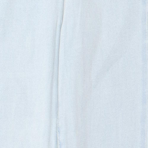 Denim & Co. Womens Blue  Cotton Skinny Jeans Size 8 L28 in Regular