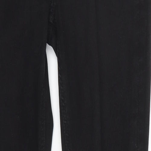 Marks and Spencer Womens Black  Cotton Skinny Jeans Size 6 L28 in Regular