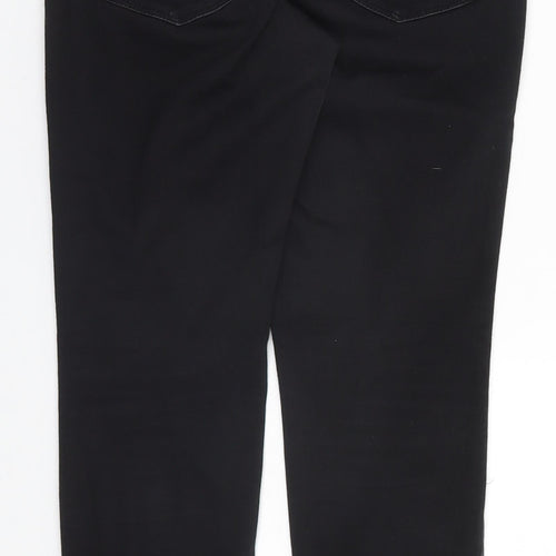 Papaya Womens Black  Cotton Jegging Leggings Size 8 L25 in