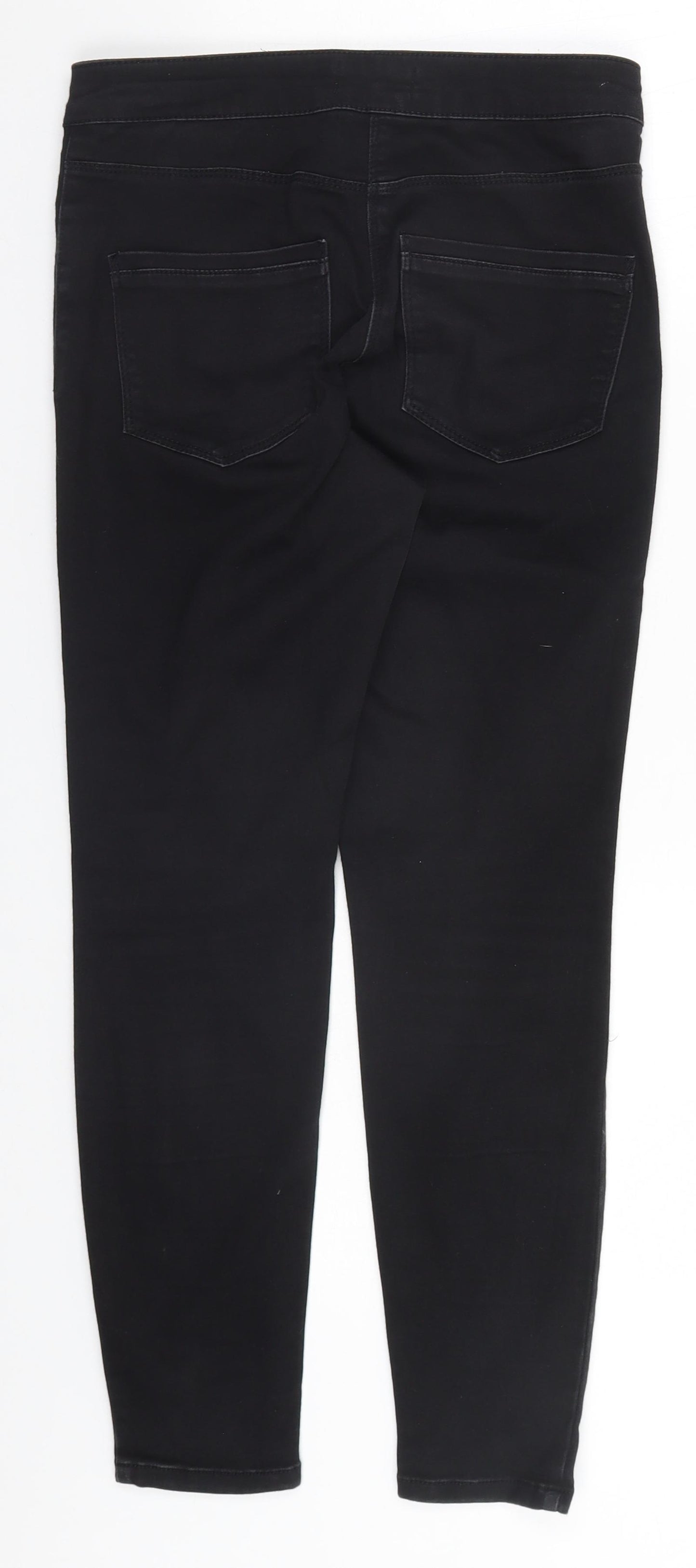 Papaya Womens Black  Cotton Jegging Leggings Size 8 L25 in