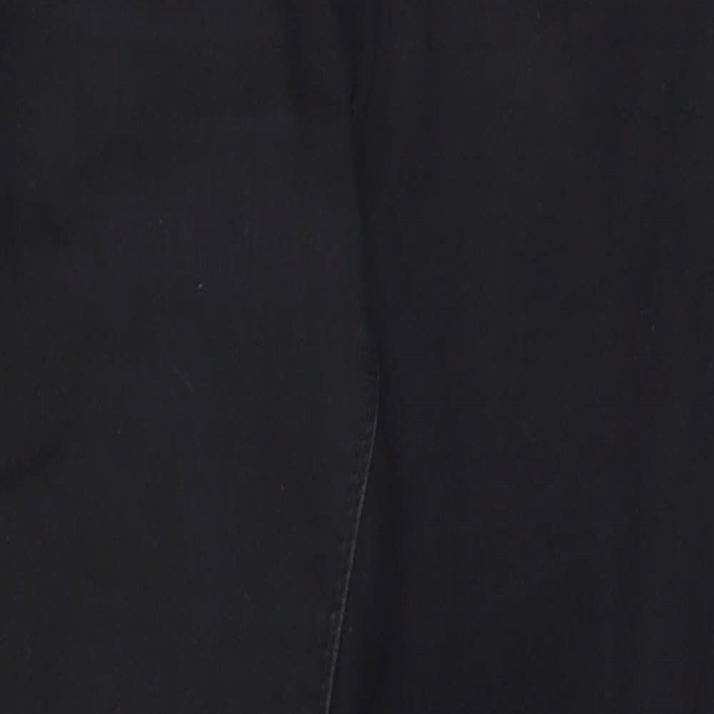 Papaya Womens Black  Cotton Jegging Leggings Size 8 L25 in