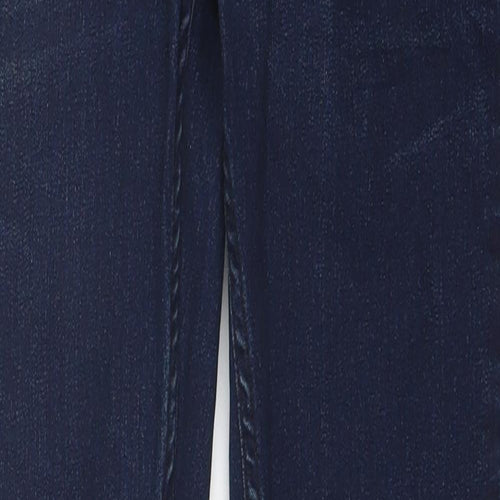 Peacocks Womens Blue  Cotton Skinny Jeans Size 30 in L31 in Regular