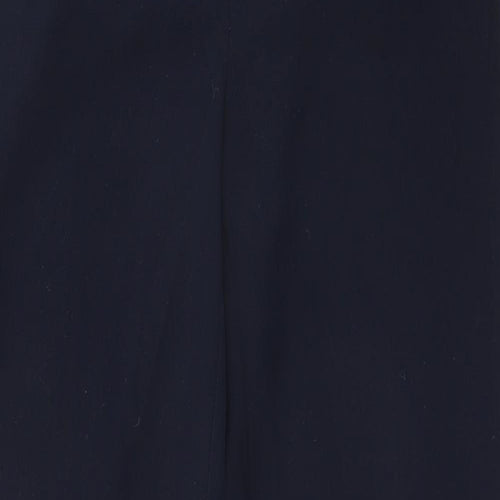 Marks and Spencer Womens Blue  Polyester Trousers  Size 8 L30 in Regular