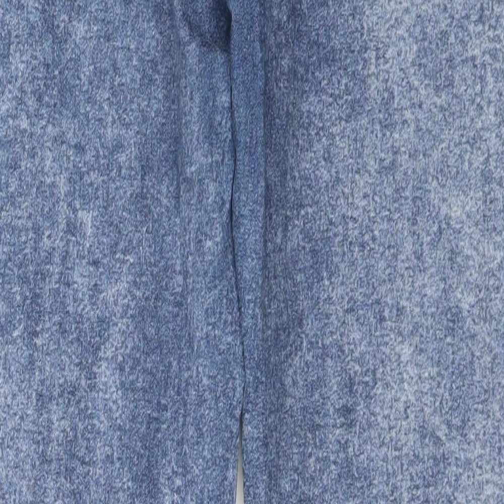 Primark Womens Blue  Cotton Straight Jeans Size 16 L30 in Regular