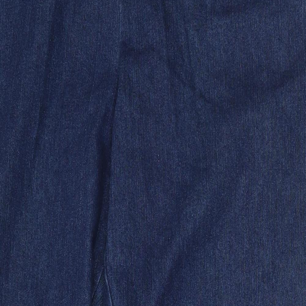 Penmans Womens Blue  Cotton Jegging Trousers Size L L30 in Regular  - Elasticated Waist