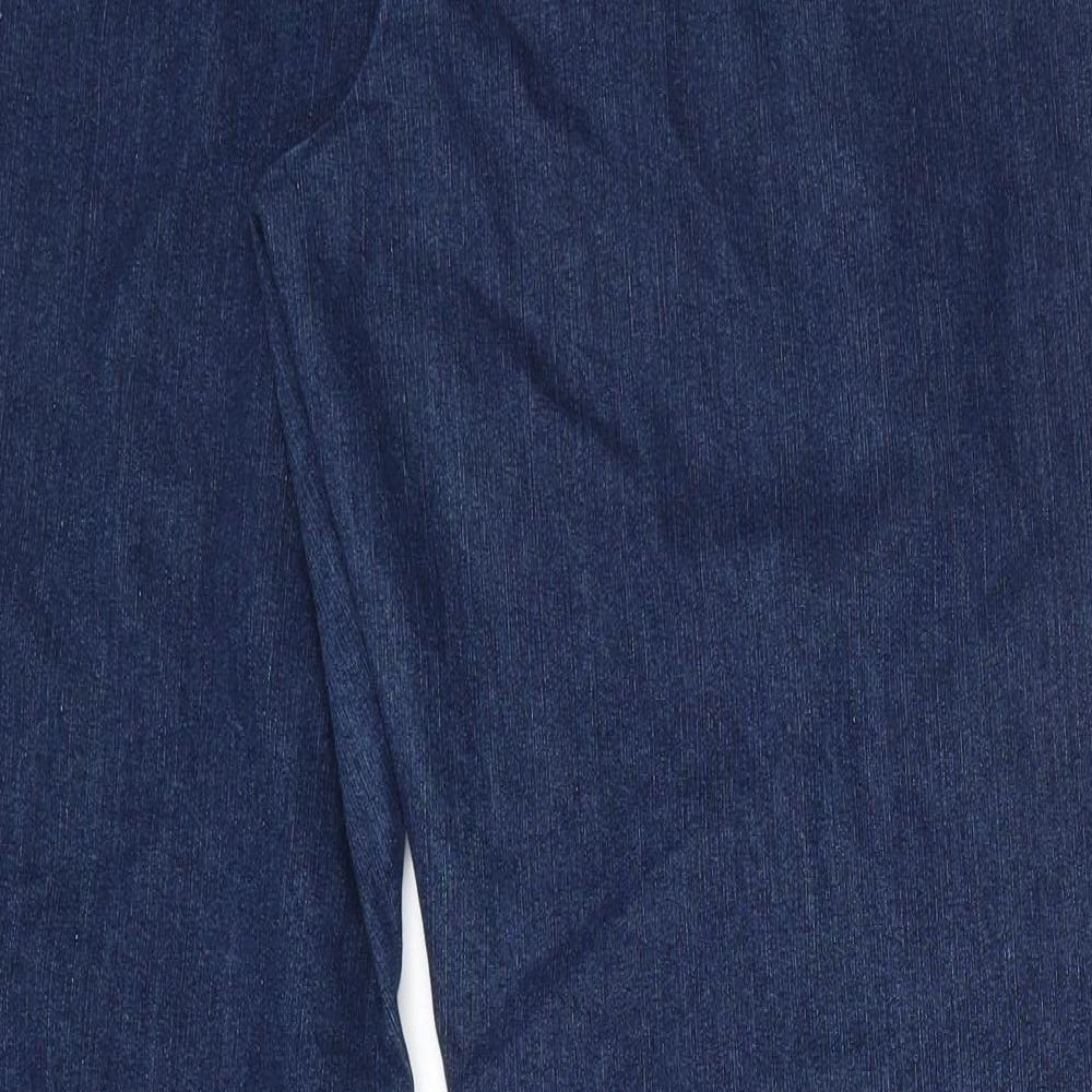 Penmans Womens Blue  Cotton Jegging Trousers Size L L30 in Regular  - Elasticated Waist