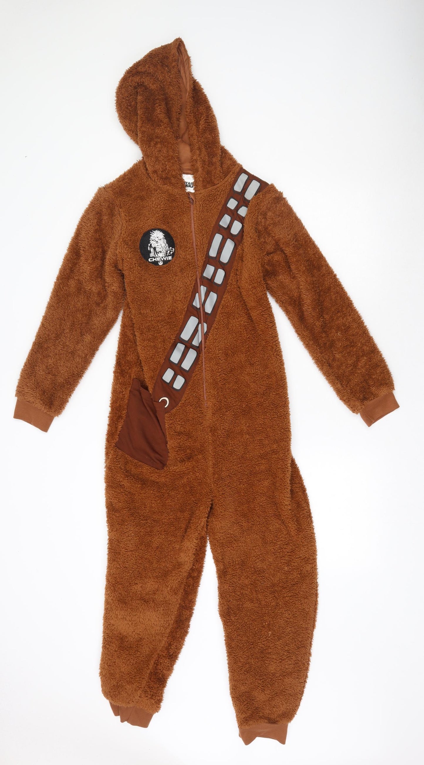 Star Wars Boys Brown  100% Polyester  One Piece Size 11-12 Years  Zip