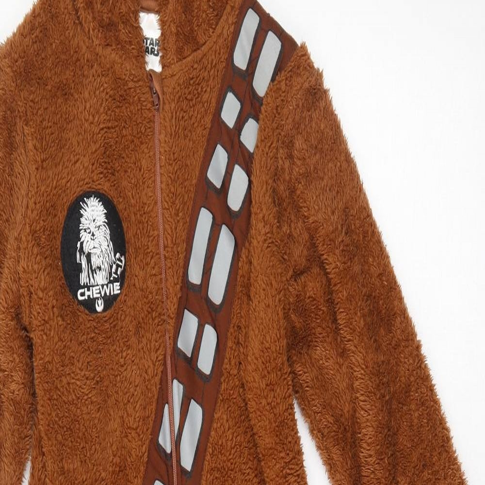 Star Wars Boys Brown  100% Polyester  One Piece Size 11-12 Years  Zip