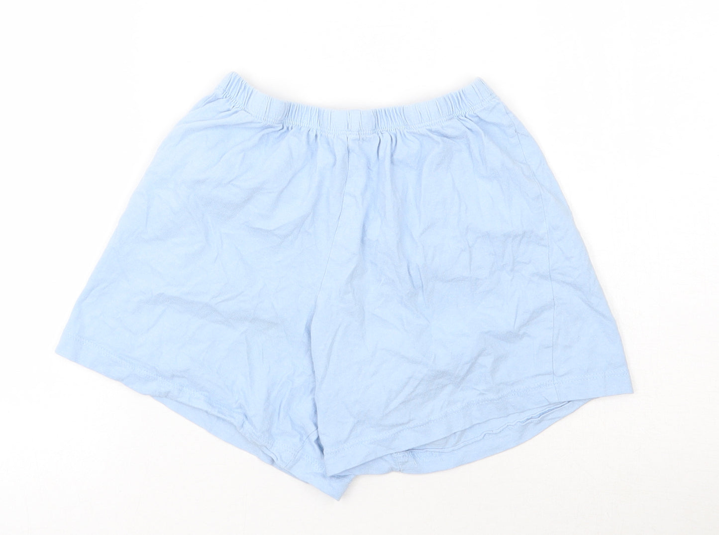 Primark Girls Blue  100% Cotton Sweat Shorts Size 9-10 Years  Regular