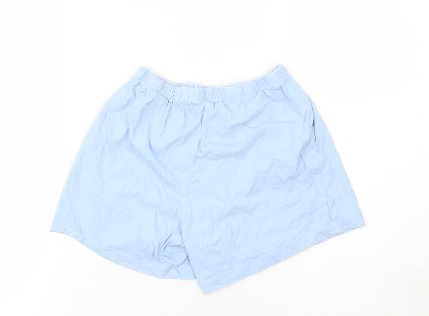 Primark Girls Blue  100% Cotton Sweat Shorts Size 9-10 Years  Regular
