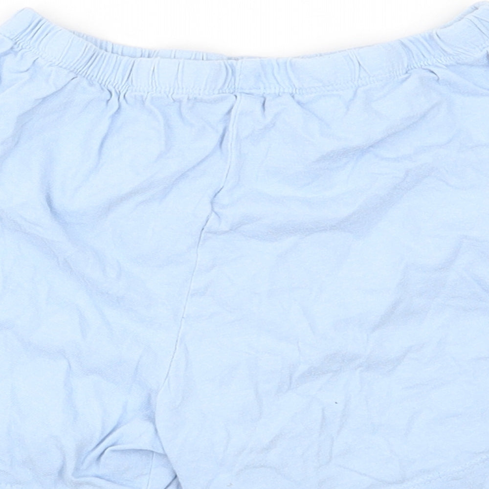 Primark Girls Blue  100% Cotton Sweat Shorts Size 9-10 Years  Regular